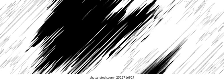 Fondo delgado corto del Vector Abstractas del alto detalle del fondo del cepillo plano del ventilador