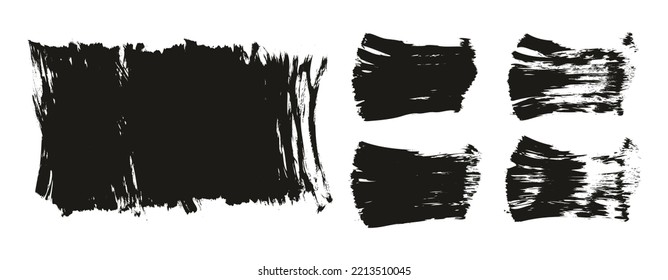 Fondo largo y grueso del pincel del ventilador plano y líneas rectas mezclan un fondo de vectores abstracto de alto nivel MEGA Conjunto de mezclas 