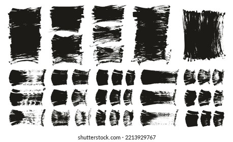 Fondo largo y grueso del pincel del ventilador plano y líneas rectas mezclan un fondo de vectores abstracto de alto nivel MEGA Conjunto de mezclas 