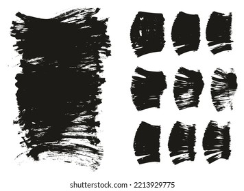 Flat Fan Brush Thick Long Background And Straight Lines Mix High Detail Abstract Vector Background MEGA Mix Set 