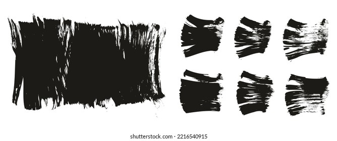 Flat Fan Brush Thick Long Background And Straight Lines Mix High Detail Abstract Vector Background MEGA Mix Set 