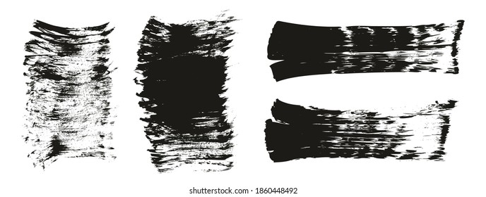 Pincel de ventilador plano Fondo corto grueso y líneas rectas Mezcla de fondo de vectores abstracto de alto detalle 