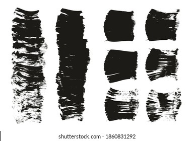 Flat Fan Brush Thick Short Background And Straight Lines Mix High Detail Abstract Vector Background Mix Set 