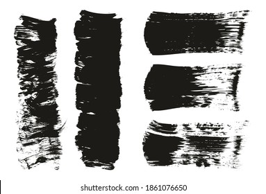 Pincel de ventilador plano Fondo corto grueso y líneas rectas Mezcla de fondo de vectores abstracto de alto detalle 