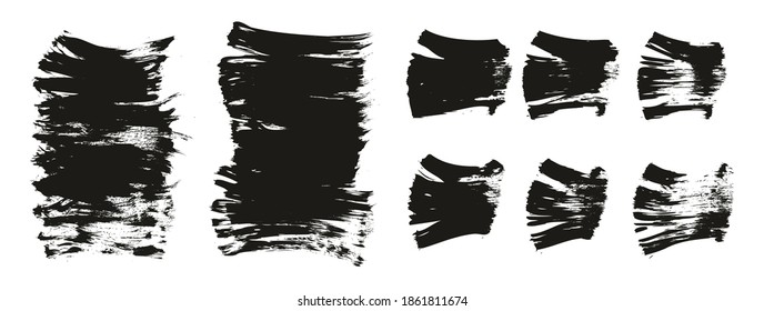 Flat Fan Brush Thick Short Background And Straight Lines Mix High Detail Abstract Vector Background Mix Set 