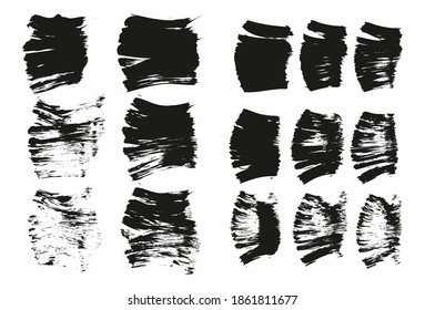 Flat Fan Brush Thick Short Background And Straight Lines Mix High Detail Abstract Vector Background Mix Set 