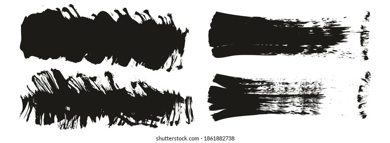 Pincel de ventilador plano Fondo corto grueso y líneas rectas Mezcla de fondo de vectores abstracto de alto detalle 