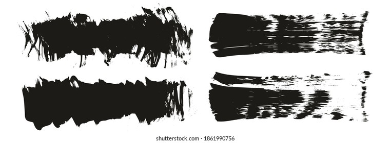 Flat Fan Brush Thick Short Background And Straight Lines Mix High Detail Abstract Vector Background Mix Set 