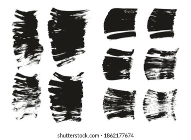 Flat Fan Brush Thick Short Background And Straight Lines Mix High Detail Abstract Vector Background Mix Set 