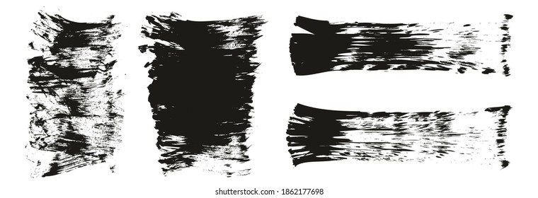 Pincel de ventilador plano Fondo corto grueso y líneas rectas Mezcla de fondo de vectores abstracto de alto detalle 