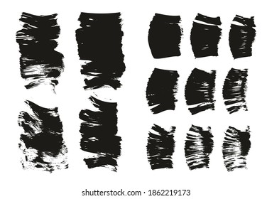 Flat Fan Brush Thick Short Background And Straight Lines Mix High Detail Abstract Vector Background Mix Set 