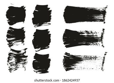 Flat Fan Brush Thick Short Background And Straight Lines Mix High Detail Abstract Vector Background Mix Set 