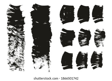 Flat Fan Brush Thick Short Background And Straight Lines Mix High Detail Abstract Vector Background Mix Set 