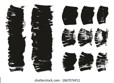 Pincel de ventilador plano Fondo corto grueso y líneas rectas Mezcla de fondo de vectores abstracto de alto detalle 