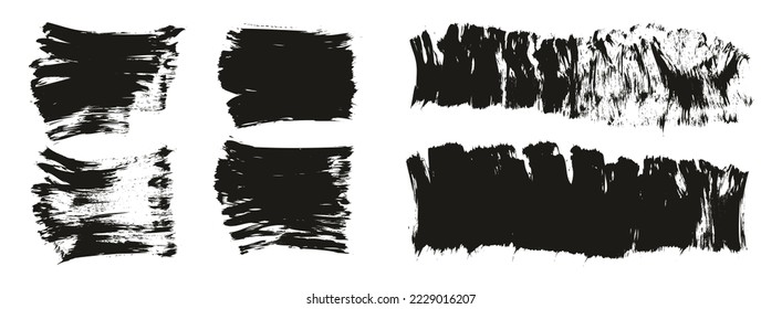 Flat Fan Brush Thick Short Background Mix High Detail Abstract Vector Background Mix Set 