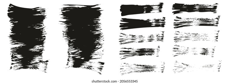 Flat Fan Brush Thin Short Background And Straight Lines Mix High Detail Abstract Vector Background Mix Set 