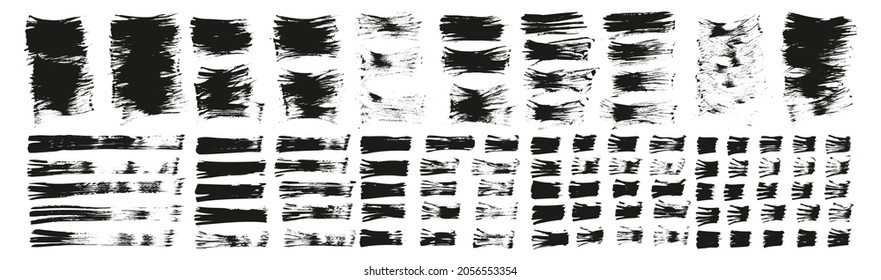 Pincel de ventilador plano Fondo corto delgado y líneas rectas Mezcla fondo del vector abstracto de alta precisión Ultra mix Set 
