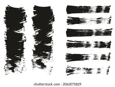Flat Fan Brush Thin Short Background And Straight Lines Mix High Detail Abstract Vector Background Mix Set 