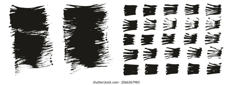 Pincel de ventilador plano Fondo corto delgado y líneas rectas Mezcla de fondo de vectores abstracto de alto detalle 