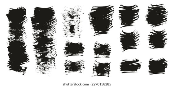 Flat Fan Brush Thin Short Background High Detail Abstract Vector Background MEGA Set 