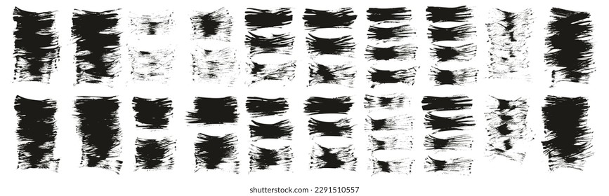 Flachlüfter, dünner, kurzer Hintergrund, hochdetaillierter abstrakter Vektorhintergrund MEGA Set 