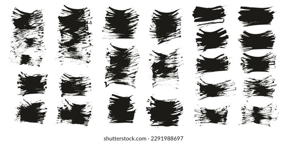 Flat Fan Brush Thin Short Background High Detail Abstract Vector Background MEGA Set 