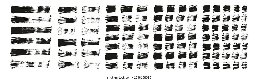 Flat Fan Brush Thin Straight Lines High Detail Abstract Vector Background Mega Set 