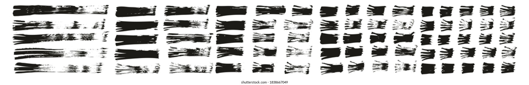 Flat Fan Brush Thin Straight Lines High Detail Abstract Vector Background Mega Set 