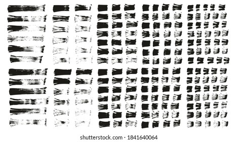 Pincel de ventilador plano Líneas rectas delgadas Fondo de vectores abstracto de alto detalle Ultra Set 