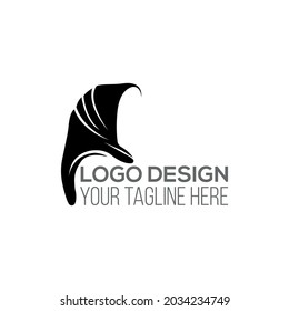 Flat fashion logo design. Modern logo.