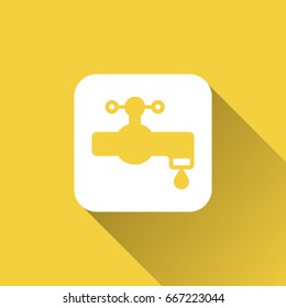 flat faucet icon