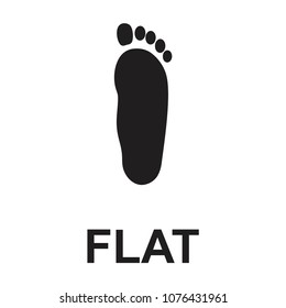 flat feet vector
