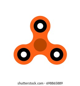 FLAT Fidget spinner on white background vector illustration 