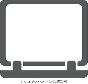 Flat filled notebook icon. Vector image.