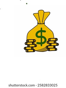 Flat financial icons are suitable for your design needs
