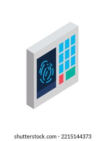 exploración de dedos planos sobre blanco