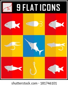 flat of fish 