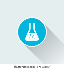 flat flask icon