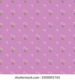 Flat floral pattern design for spring