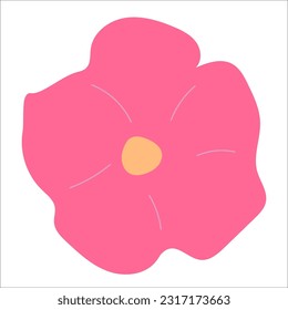 Flores planas para un bonito diseño.