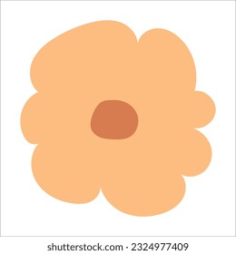 Flores planas para un bonito diseño.
