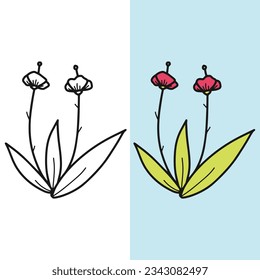 flat flower icon, editable vector file for all of your graphic needs