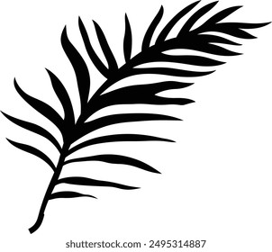 Flat flower silhouette vector white background