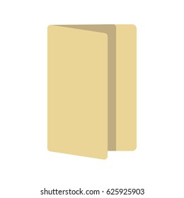 Flat folder Icon.