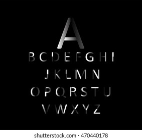 Flat font colored vector background 