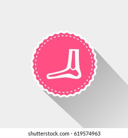 flat foot bone icon