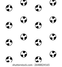 Flat Football seamless pattern background. Football illustration pattern. Ball background. Perfect for fabrics, textile, wallpaper, and decor. SSTKbackgrounds