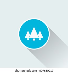 flat forest icon