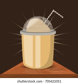 flat frappe concept types coffee drinks