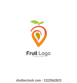 Flat Fruit Logo Templates
